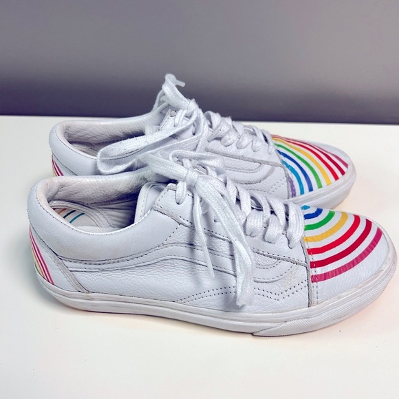 Vans Old Skool Flour Shop Leather Sneakers​​ - Picture 3 of 7